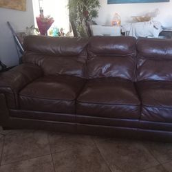 Leather couches