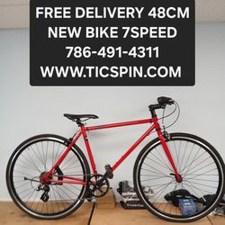 Free Delivery 48cm New Bike 7speed 