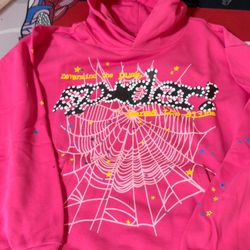 Pink Sp5der Hoodie 