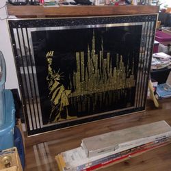 60 Wide X 48 1/2 Tall New York City Skyline Wall art 