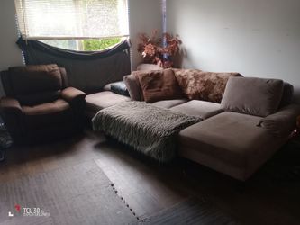 Lots of furniture: Couch and Lounger Chair