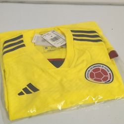 adidas Colombia 22 Home Authentic Jersey - Yellow, Men's Soccer