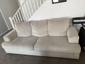 Comfy Couch with Ottoman