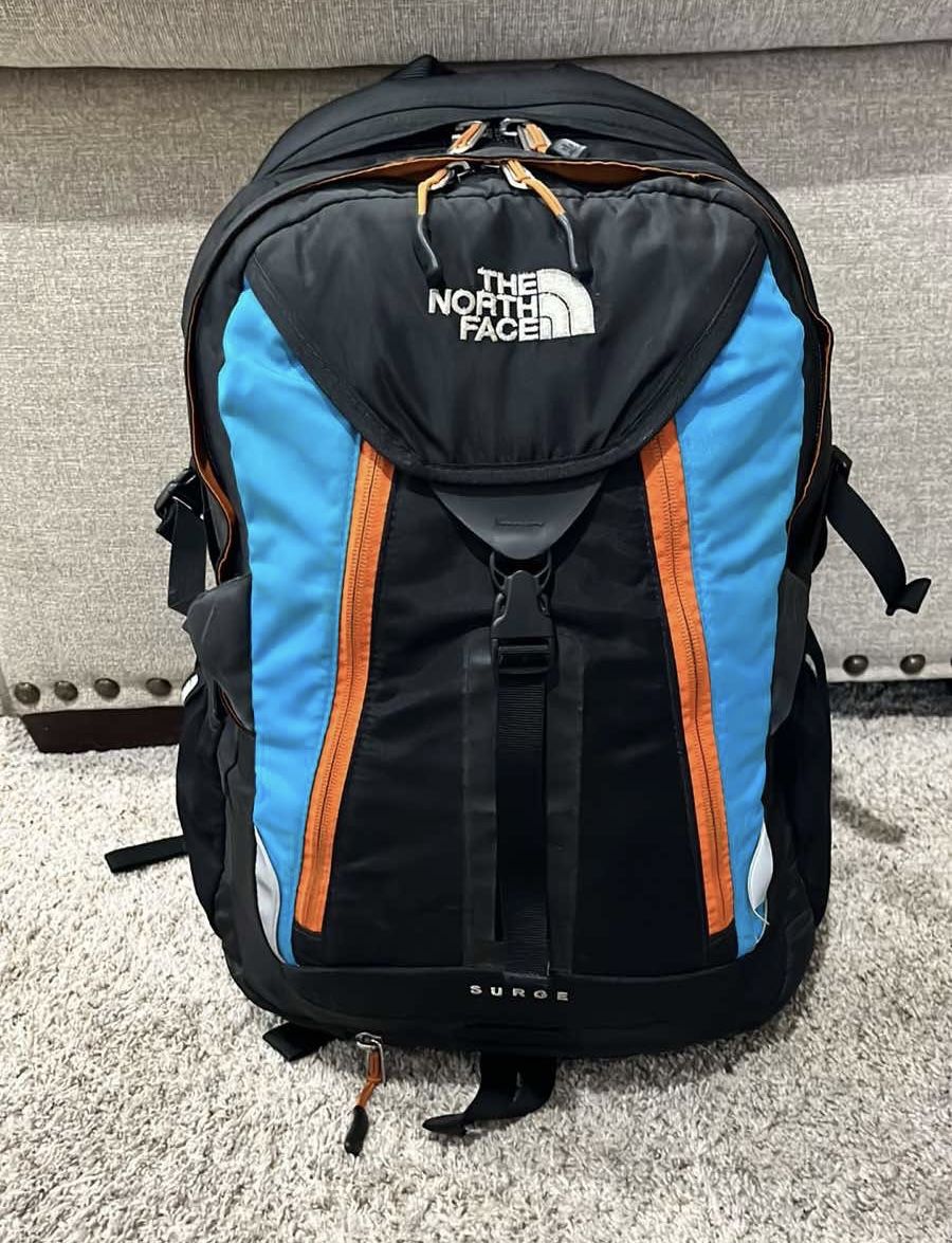 The North Face surge backpack 19x14x8