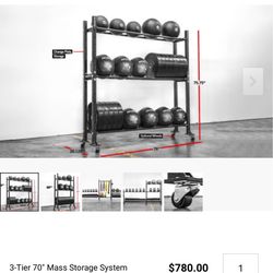 Rogue 70” mass storage system kettlebell shelf