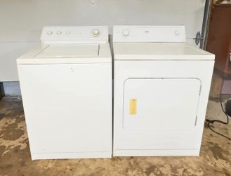 Washer and dryer set