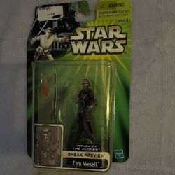 Star Wars Attack Of The Clones Sneak Preview Zam Wesell 2001