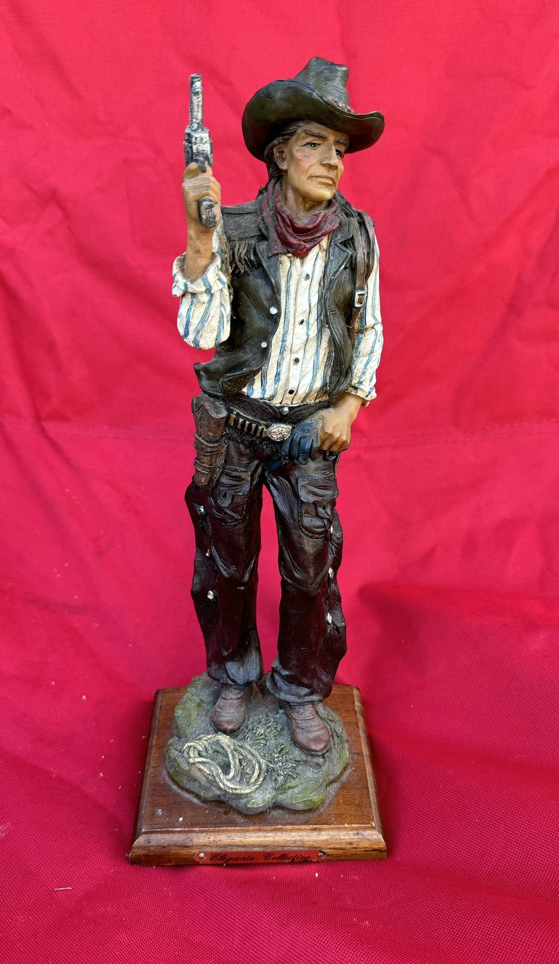 Elegante Collection Resin Cowboy Statue