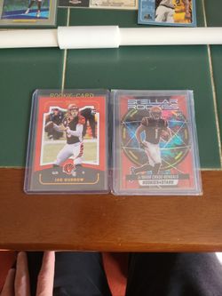 Joe Burrow, Ja Marr Chase Rookie Cards.