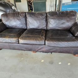 Leather Couch