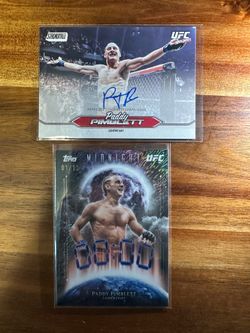 UFC Topps Paddy Pimblett auto card+limited rare card