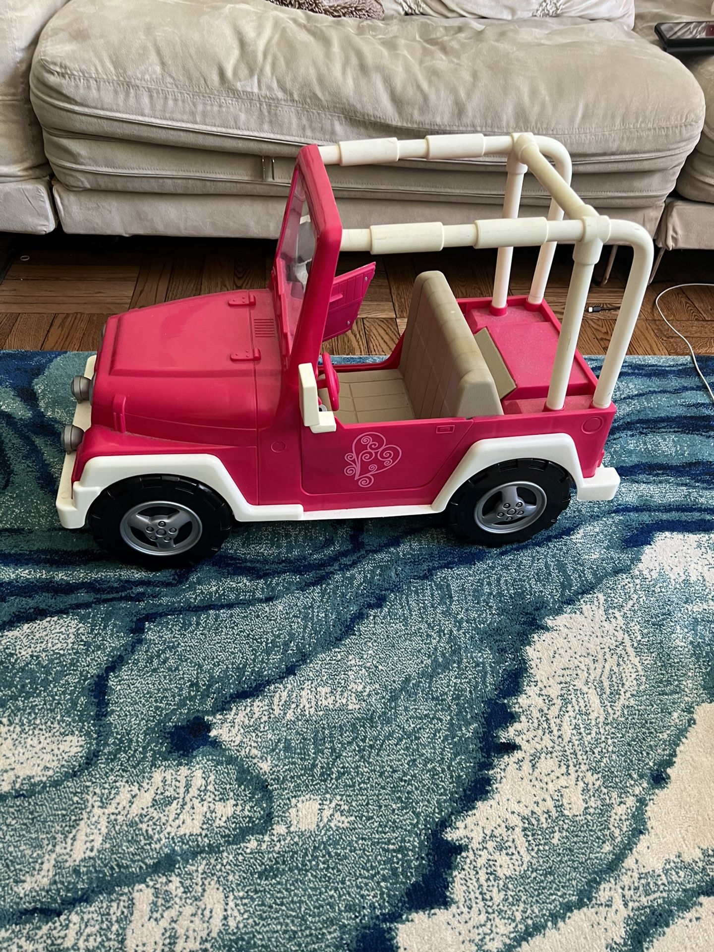 Our Generation My Way and Highways 4x4 Doll Vehicle Jeep Fuchsia Pink