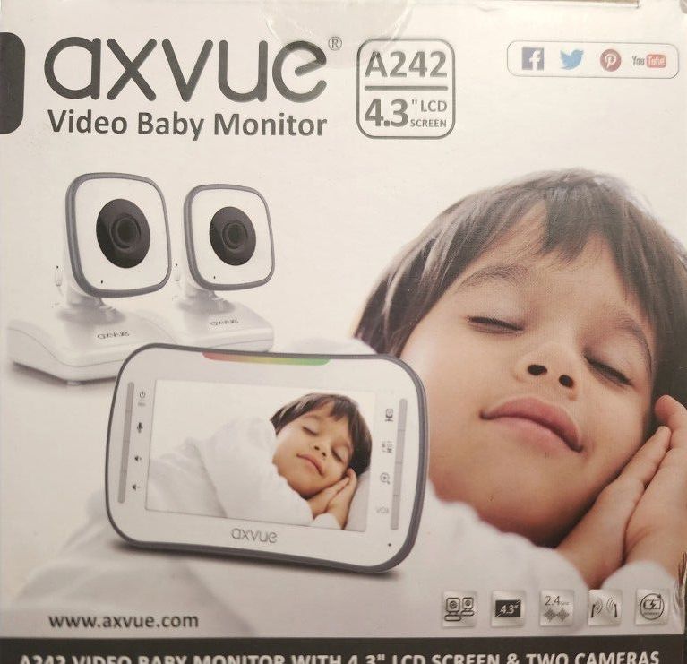 Axvue Video Baby Monitor In Box . Great To Monitor The Baby