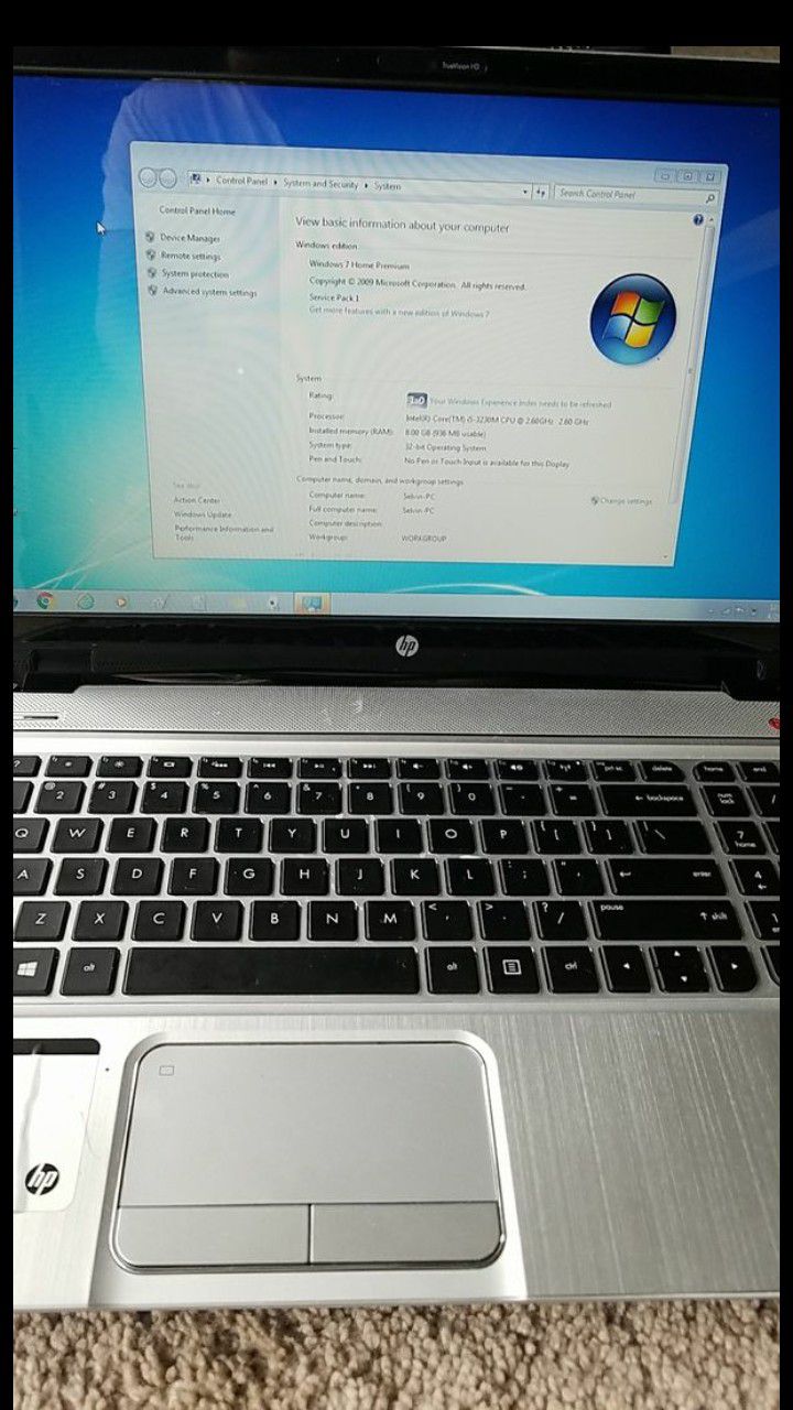 HP ENVY M6 NOTEBOOK PC