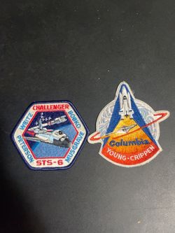 NASA Space Shuttle Mission Patch Lot – Challenger STS-6 & Columbia