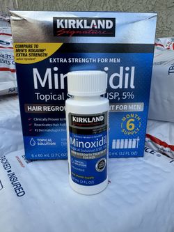 Minoxidil Hair Regrowth Treatment For Men 6 Month Supply 