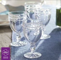 Princess House Marbella Pedestal Glasses  1725