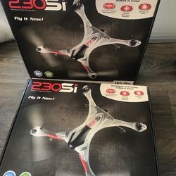 2 Helimax Drone Quadcopters