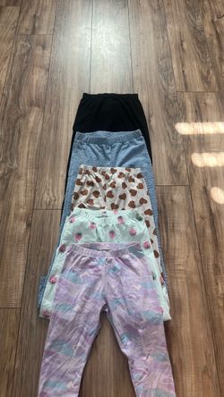 Girls Leggings Bundle – 5 Pairs