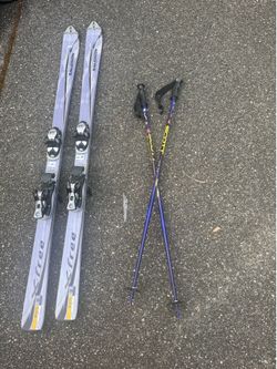 Ski’s and poles!