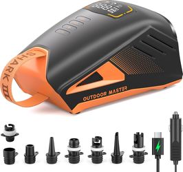 OutdoorMaster Shark 3 Paddle Board Pump Electric 74Wh- 3'50" Fast Inflation