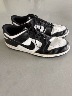 Nike Dunk Low Black White Sneakers Size 13