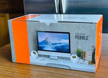 NEW! Creative Labs Pebble SE 2.0 Speaker System - White