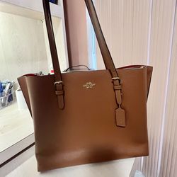 Coach Brown Leather Tote 