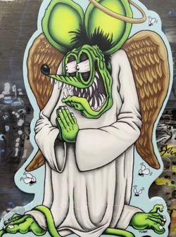RAT FINK cardboard cut out