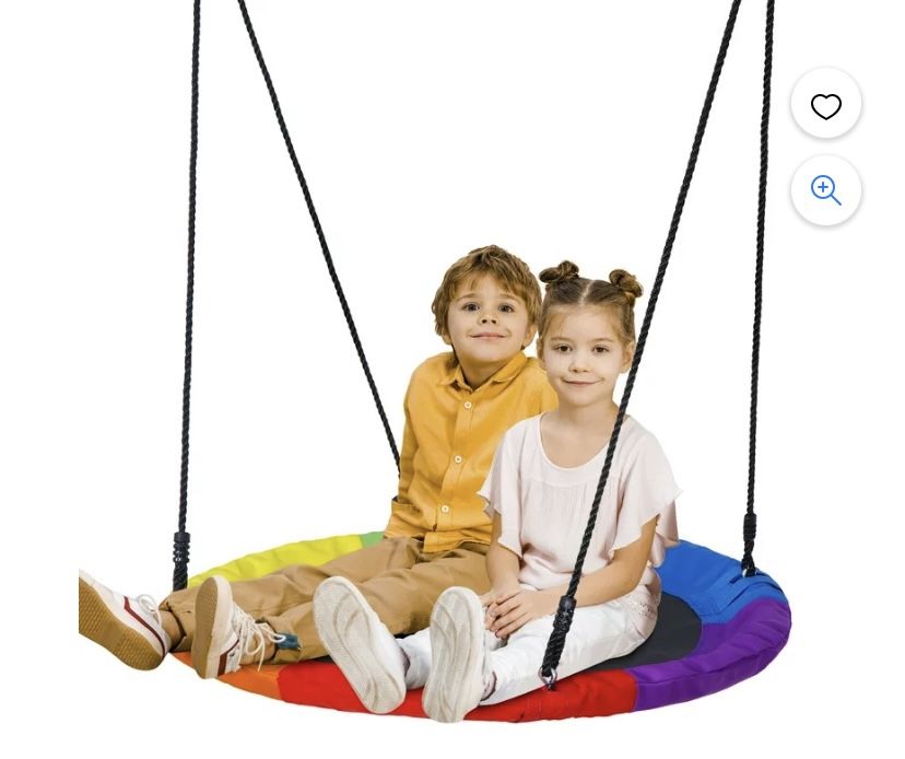 Kids Saucer Swing Set 