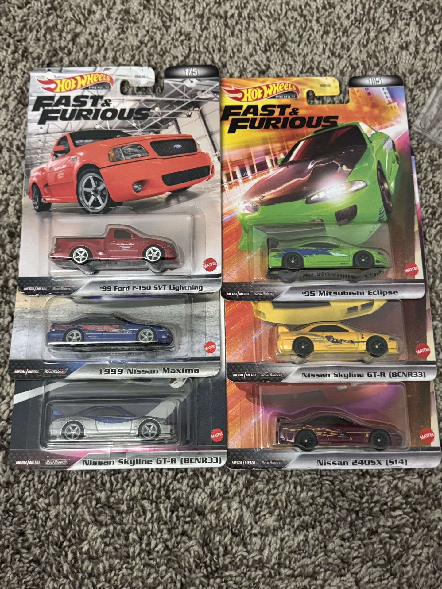 Hotwheels Fast Furious Lot