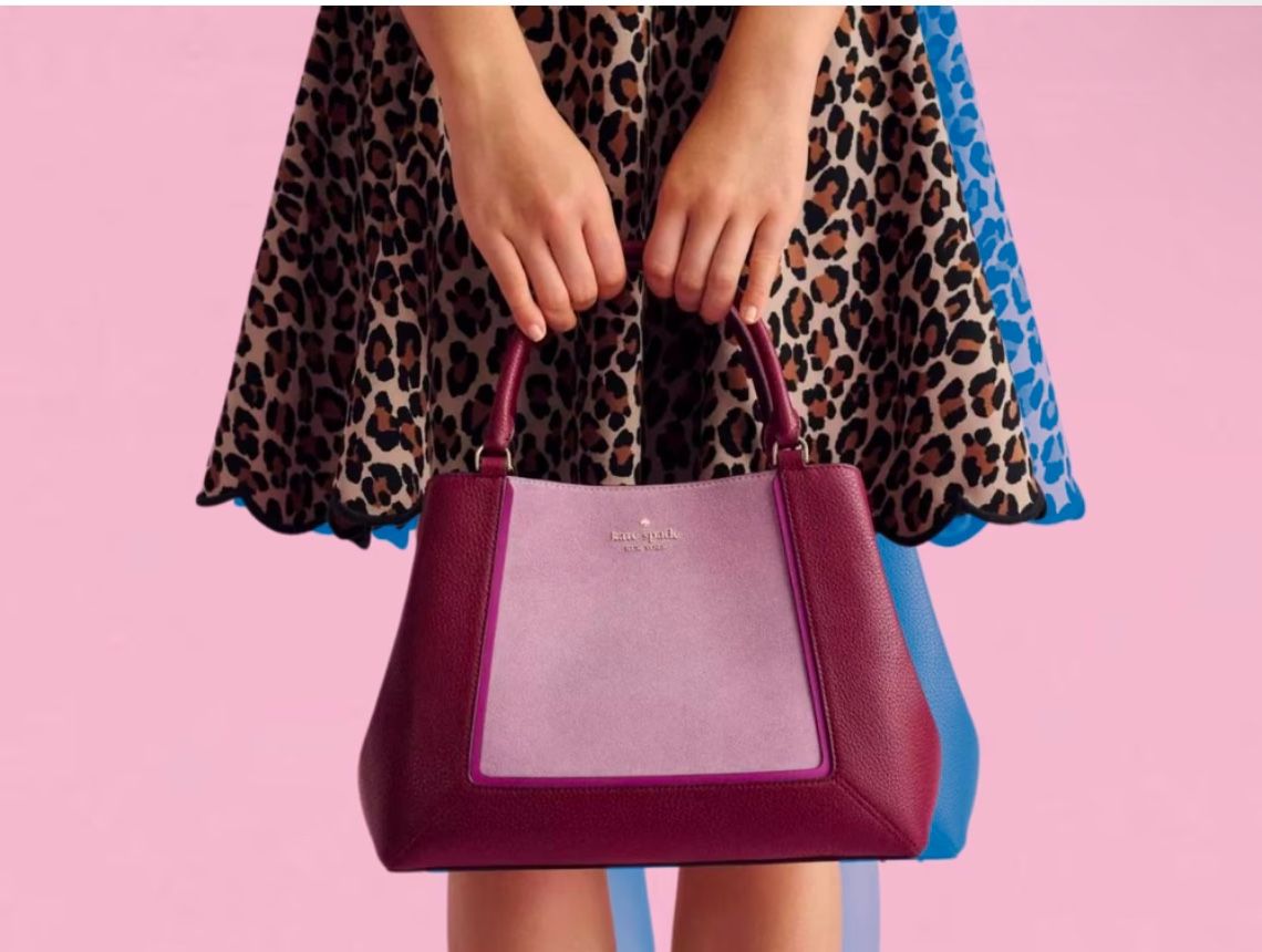 Kate Spade Suede Colorblock Bucket Bag