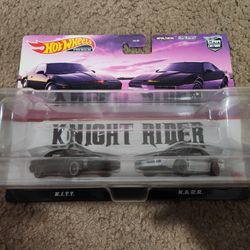 Hot Wheels Knight Rider K.i.t.t And K.a.r.r 2 Pack