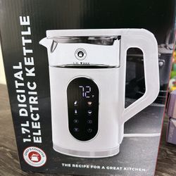 CHEF’S Counter 1.7L Digital Electric Kettle 