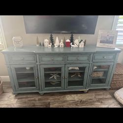 Teal Credenza