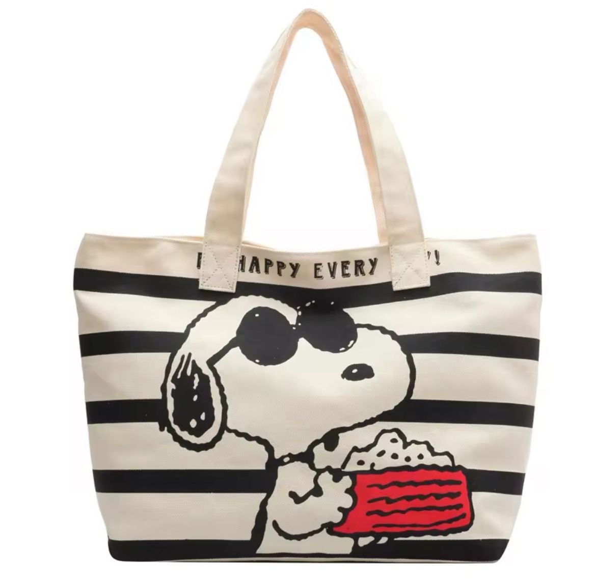 Snoopy Canvas Tote Bag Summer Bag