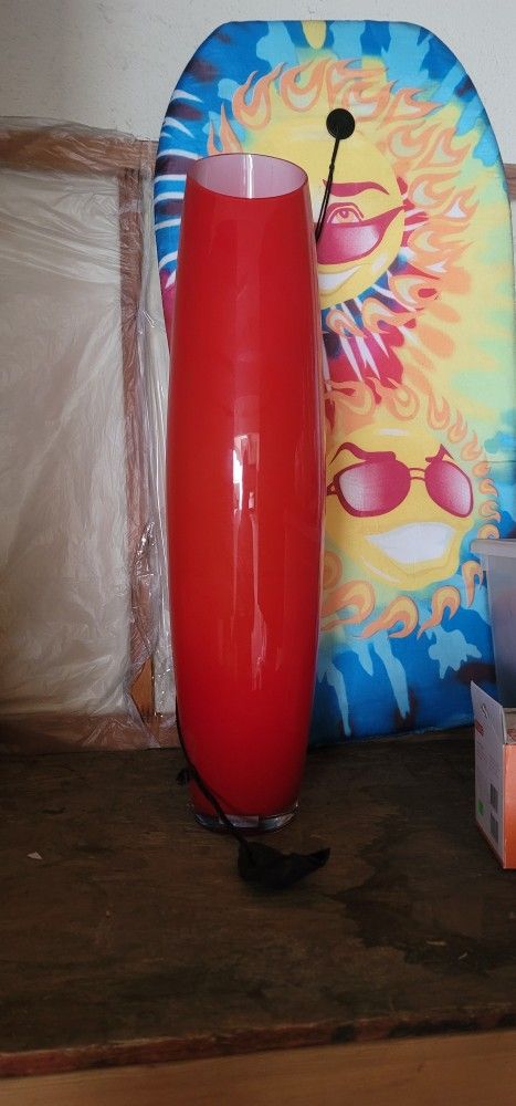 Extra Tall Glass Vase