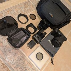 “Sony a5100 Mirrorless + Viltrox 42.5mm f1.8  + Accessories”