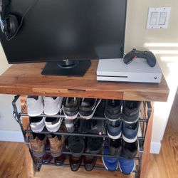 Wood Console Table $40