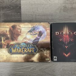 LOT OF 2 Pc Laptop Game Warcraft And DIABLO III BRAND NEW SEALED
