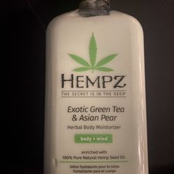 Hempz Exotic Green Tea & Asian Pear Herbal Body Moisturizer Hemp Seed Oil