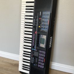 Yamaha Retro Electronic Keyboard Piano Portatone 61 Keys MIDI Synth Action