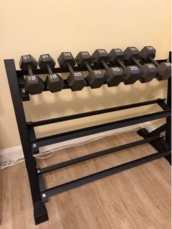 Weight rack & weights
