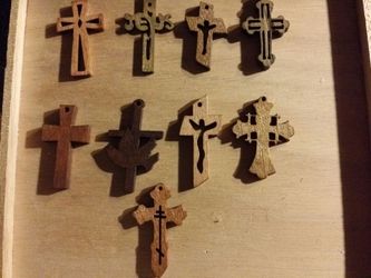 Wooden crosses