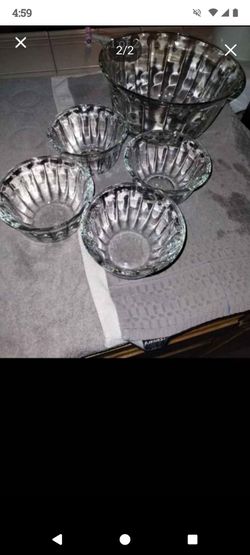 5 piece salad bowl set