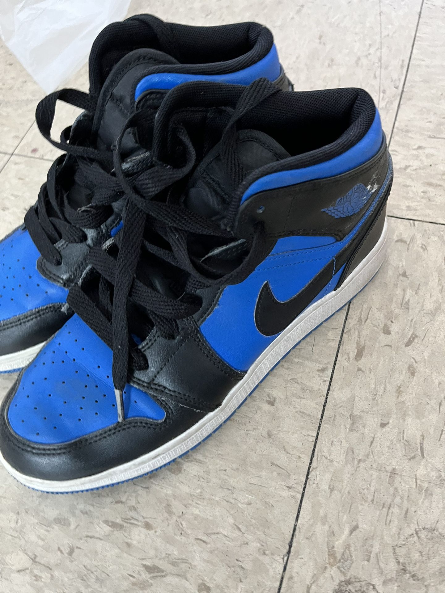 Air Jordan 1s Black And Blue