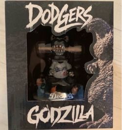 Godzilla bobblehead Dodgers