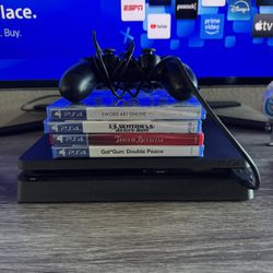 PS4 For Sale With 4 Games 