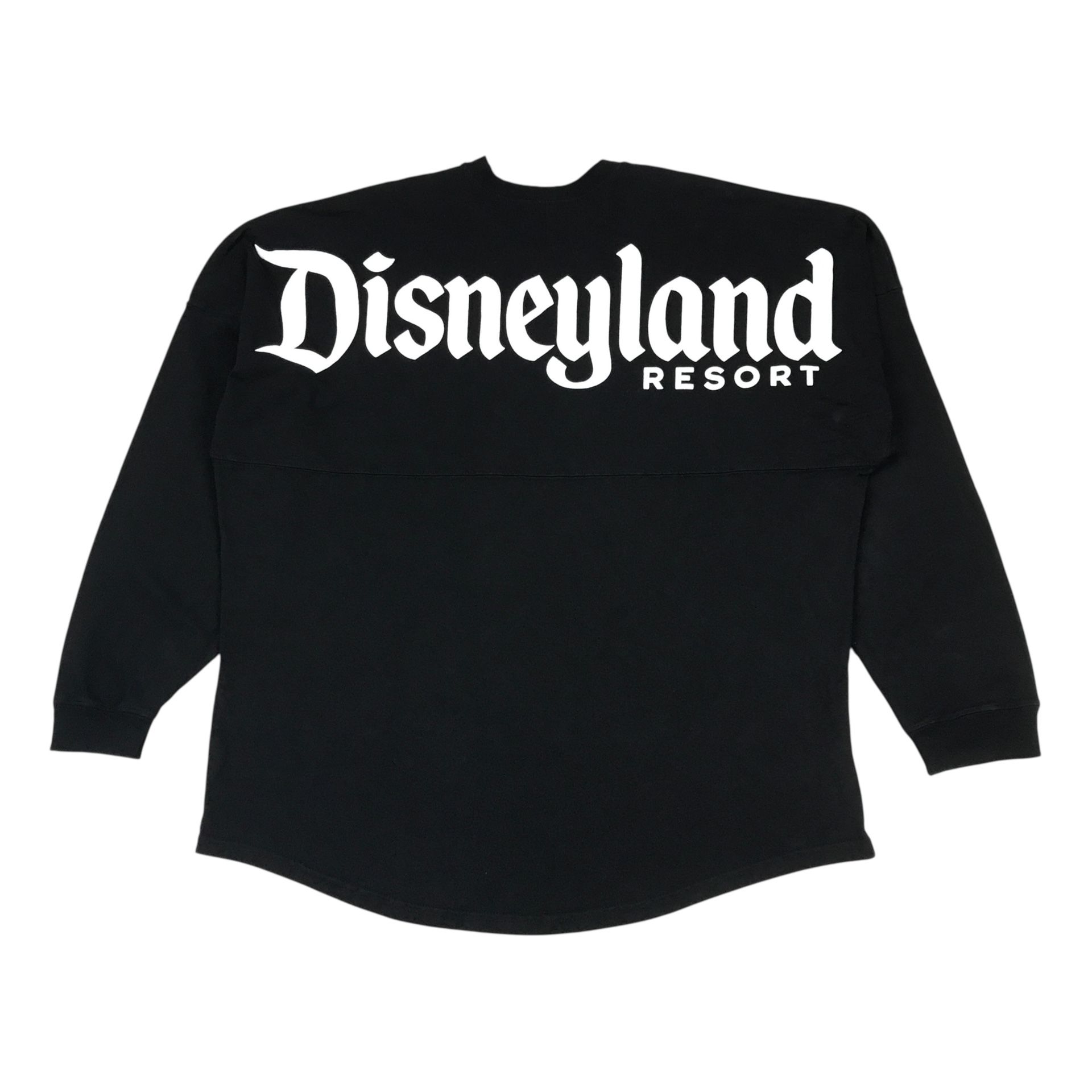 Disneyland Resort Long Sleeve Shirt Large L Spirit Jersey Black Disney Mickey