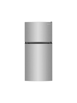 Frigidaire - 27.6 in. 14 cu. ft. Top Freezer Refrigerator in Fingerprint-Resistant Stainless Look, ENERGY STAR